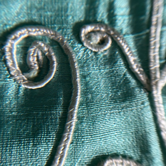 Sandy Starkman Vintage Raw Silk Embroidered Beaded Jacket - Picture 15 of 16